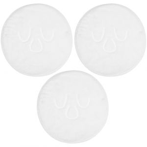 PartyKindom 3 pi&egrave;ces Masque Serviette Visage Chaud avec Ouvertures Yeux et Nez Bande Ajustable pour Vapeur Thermiques pour Soins et D&eacute;tente Faciale (Brushira, neuf)