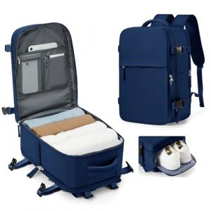 SZLX Sac &agrave; Dos Sous Vide Voyage 40x30x20 avec pompe Bagage Cabine Ryanair Wizz air Sous Vide Baggage Cabine 40x30x20 pour Ryanair Bagage &agrave; Main Easyjet Sac Ordinateur Portable Femme Homme (SZLXEU, neuf)