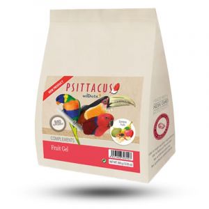 Nourriture pour perroquets | PSITTACUS Fruit Gel | Sachet de 350 g (Complementosparaaves, neuf)