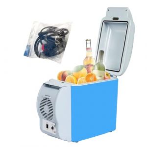 TABSIRAH Réfrigérateur congélateur de voiture | Réfrigérateur de voiture portable de 7,5 L avec mode double | Glacière électrique de voyage et plus chaude | Mini réfrigérateur silencieux pour chambre (Learkeen, neuf)