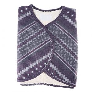 Cape D'&eacute;paule, Cape D'&eacute;paule Chaude en Peluche Double Face Coussin Chauffant pour Cou Lavable, Ch&acirc;le de Protection D'&eacute;paule de Personnes &acirc;g&eacute;es pour L'hiver (Koulaten, neuf)