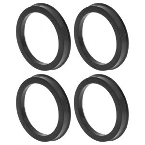 INFINAUTO Bagues De Centrage De Moyeu De Roue De Voiture De 72,1 Mm De Diamètre Extérieur À 58,1 Mm De Diamètre Intérieur, Bagues D'Amortisseur De Moyeu De Roue en Plastique Noir Durable (Infincar, neuf)