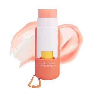 Baume À Lèvres Hydratant – 2.6 Pouces Hydratation | Rouge À Lèvres Incolore – Soin Nourrissant Pour Femmes Hommes Jeunes Adultes Hiver Voyage Maison Avec Chaîne De Perles Portable Cadeau (PineWoood, neuf)