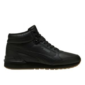 PUMA ST Runner V4 MID (40289301) Baskets montantes pour homme Noir Confortable Fonctionnel &agrave; lacets Automne/Hiver Confortable et &eacute;l&eacute;gant pour tous les jours, Noir/marron, 41 EU (Monotox, neuf)