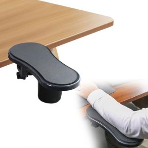 Accoudoir Pour Bureau, Repose Bras Ergonomique Pour Bureau, Support De Bras D'ordinateur, Repose Poignet Ergonomique, Coude Support Extension Rotatif &Agrave; 180&deg;, Adapt&eacute;e &Agrave; La Maison Et Au Bureau (DORRP, neuf)