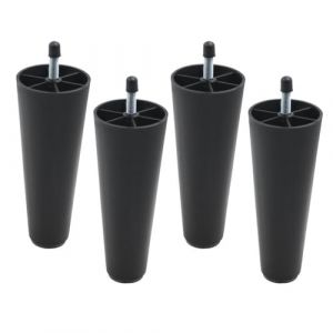 LIXSAZSE Rehausseurs de table et de lit r&eacute;glables pour meubles en bois, pieds meubles ronds et fusel&eacute;s, etc. Rehausseurs lit 150 mm (5,9 pouces) pour canap&eacute; et (pitomizeshe, neuf)