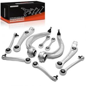 Frankberg 4x Bras de Suspension + 4x Bras de Suspension + 2x Barre d'Accouplement Avant Gauche Droite Compatible avec A4 Avant 8K5 Q5 8RB A4 8K2 A4 Allroad 8KH A5 Sportback Remplacer# 8K0407509A (Frankberg Autoteile, neuf)