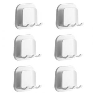 PYJLBX Porte Brosse à Dents, Support Brosse a Dent Electrique, Porte Brosse à Dents Mural Auto-adhésif, Porte Brosse à Dents Electrique Rangement Brosse a Dent étanche Accessoire Salle de Bain (6pcs) (Shenzhen Pingyijia Trading Co.,Ltd, neuf)
