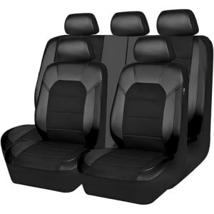 Yssayzp Housse Siege Voiture pour Citroen Berlingo/Bx/C1/C2/C3/C3 Picasso/C4 Picasso/C4, Imperméable Cuir Respirant Antidérapant Protege Siege, Facile à Nettoyer, Accessoire Voiture,Black (BITAOKKKJ, neuf)