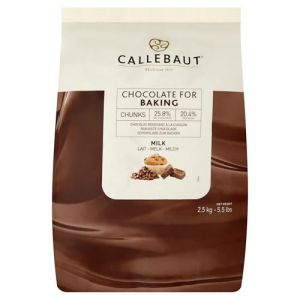 CHUNKS MILK, Chocolat de four 2,5 kg (Baktotaal, neuf)