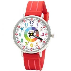 Kiddus Montre Enfant Garçon, à partir de 5 Ans, 3ATM et 5ATM, Montre Éducative Analogique pour Enfants, Cadeau Junior Apprentissage (Kiddus, neuf)