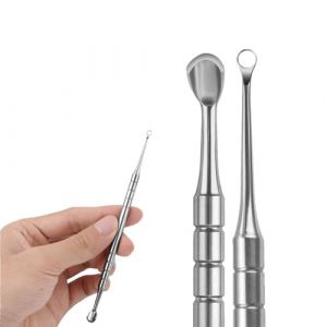 Wjelet Outil de manucure 2 en 1, design anneau, adapté pour le soin des ongles, remplacement idéal pour Staleks Pro Expert, dispose d'une extrémité en fer à cheval et d'une extrémité annulaire pour un (TAIJINGJIDIANZI, neuf)