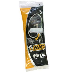 Bic Rasoir à rasage jetable en métal de qualité pour homme 5 pièces (Nikilko2017, neuf)
