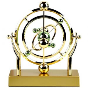 Pendule de mouvement perp&eacute;tuel &agrave; orbite c&eacute;leste, Machine &agrave; mouvement perp&eacute;tuel art cin&eacute;tique, Berceau de machine &agrave; mouvement perp&eacute;tuel pour d&eacute;corations de bureau, Jouets cool pour enseignants de (SzyySeek, neuf)