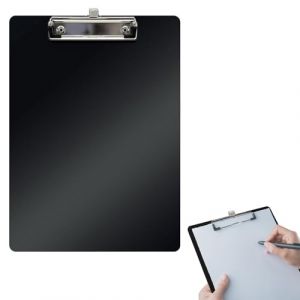 Porte Bloc,Porte Bloc A4,Porte Bloc A4 Avec Pince,Porte Documents A4,Support Feuille Avec Pince,Support Feuille A4, Avec Porte Stylo,31,5 Cm X 22,5 Cm(Noir) (YunLangShiJiu, neuf)
