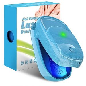 KTS Dispositif de Traitement des Champignons des Ongles, Équipement d'entretien Portatif de Nettoyage des Ongles de Thérapie au Laser Froid, Ménage Rechargeable des Ongles et des Pieds à l'extérieur (Zemunwa, neuf)