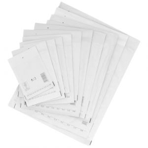 verpacking Pochettes Ã bulles d'air 20 x 27,5 cm D4 Blanc Pochettes d'expédition - Enveloppe Ã bulles d'air Enveloppes rembourrées autocollantes 200 pièces (verpacking, neuf)