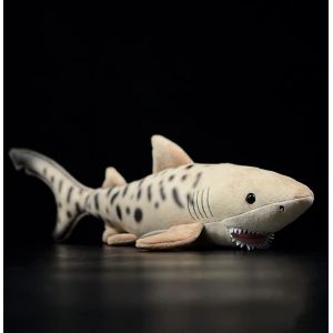 lilizzhoumax Jouets en Peluche Requin Tigre 54cm/21&rdquo;, Simulation Jouet en Peluche Requin Tigre Poup&eacute;e Figurine Jouets Animaux Sauvages, Cadeau pour Les Amis et Les Enfants (Sbekiew store, neuf)