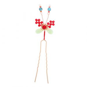 VICASKY Accessoires papillon Épingle à cheveux Papillon Épingle à cheveux pour femmes Épingles à cheveux chinoises pour femmes Épingle à cheveux Vieille élégante Épingles à cheveux chinoises (Belicious Helper, neuf)