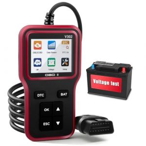 Nuruelter OBD2 Diagnostic Auto Valise Voiture, Outils de Diagnostic OBDII Scanner Multimarque, Lecteur de Codes D&eacute;fauts Moteur EOBD, pour BMW, VW, Mercedes et Tous Les V&eacute;hicules OBD-II Apr&egrave;s 1996 (Crimson Falcon Studio Kft., neuf)