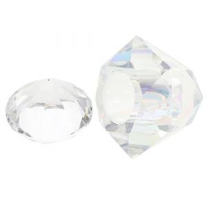 SKISUNO Coupelle &Agrave; Ongles En Verre Avec Couvercle Pour Nail Art Coupelle De Lavage Pour Brosse &Agrave; Ongles Support Porte-liquide Transparent (Kostowmer, neuf)