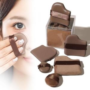 Guoxiaoniu Lot de 1 houppette de maquillage en poudre de chocolat pour fond de teint liquide et poudre Couleur chocolat (YANGYANGDEYIST, neuf)