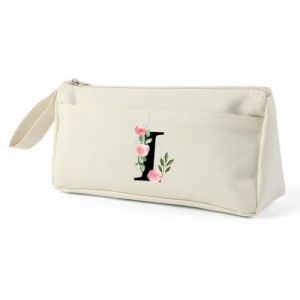 Blisswave Trousse Double Compartiment Originale, Personnalisé de A à Z avec Nom, Trousse Scolaire Simple, Moderne et Élégante, comme Cadeau pour Les Enseignants, Les Élèves, Les Collègues, Les Sœurs (xianyuanyuandianzishangmaoyouxiangongsi, neuf)