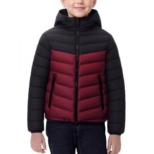 Maeau Doudoune &agrave; Capuche L&eacute;g&egrave;re Enfant Gar&ccedil;on 13 14 Ans Blouson Matelass&eacute;e Petite Ado Fille Hiver Veste en Duvet Chaude Imperm&eacute;able Rouge Manteau Rembourr&eacute; Puffer Court Jacket Manche Longue Automne (YOUXINGEU (Livraison sous 5 &agrave; 12 jours）, neuf)