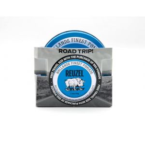 Reuzel Pommade Bleue Brillante, 95g + Format Voyage 35g, Tenue Forte, Hydrosoluble, Parfum Vanille (Solretail LTD, neuf)
