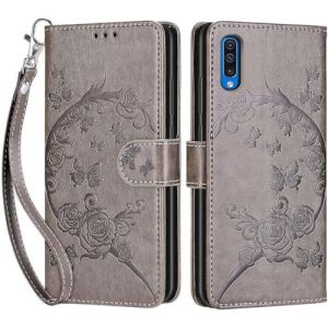 Coque pour Samsung Galaxy A50s, Coque Samsung Galaxy A50, Etui Protection Housse Premium Cuir de Portefeuille en Fermeture Magn&eacute;tique Flip Case pour Samsung Galaxy A50 / A50s / A30s Coque(Gris) (DIKAS, neuf)