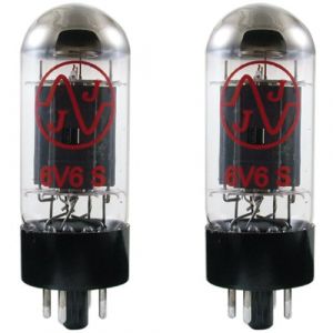 JJ Electronic 6V6 S Correspondants Paire Lampes pour Amplificateur Testé (mirage des ondes, neuf)