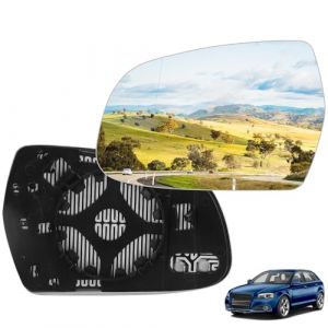 DBREAKS Glace De R&eacute;troviseur Chauffant, Audi A3&A4L&A5, Verre de R&eacute;troviseur Remplacement, Vitre de r&eacute;troviseur chauffant de remplacement(Gauche) (AMIGOB, neuf)