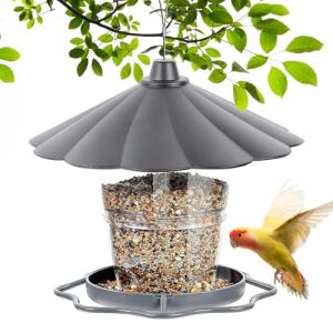 Sporgo Mangeoire pour Oiseaux &agrave; Suspendre : Mangeoire pour Oiseaux R&eacute;sistante aux Intemp&eacute;ries, Distributeur de Nourriture pour Oiseaux Sauvages, Mangeoire pour Oiseaux en Suspension pour Balcon (ANDREAS-MICHAIL, neuf)