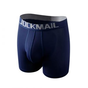 JOCKMAIL Boxer pour homme Modal Boxer doux sous-v&ecirc;tement pour homme Micro Poches s&eacute;par&eacute;es Double poche avec braguette Coffret de soins de sant&eacute; Boxer Cale&ccedil;on, XL (Brand-Jockmail, neuf)