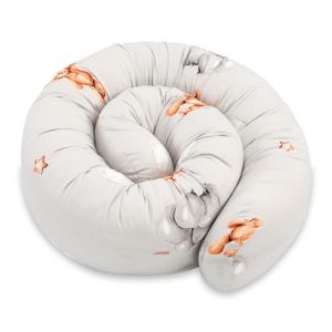 Totsy Baby Oreiller Corps Dormeur Latéral 150 cm Coton Oeko-Tex Long Coussin Ergonomique Respirant Lavable de Couchage Soutien Cou Confort Ours en Peluche (ASE Spółka Akcyjna, neuf)