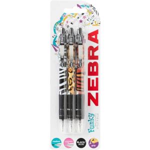 Zebra 02257 Z-Grip Stylo à bille - Assorti (Lot de 3) (OMGHC., neuf)