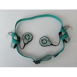 Bandeau antiderapant pour implant et prothese auditive taille ajustable (Vert, Taille ajustable) (SOFIZZE, neuf)