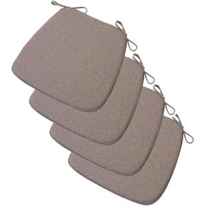 BLLMTEAR Galette de Chaise Lot de 2/4, Coussin Chaise Cuisine Lavable, Galette de Chaise Dehoussable Lavable, 3cm éPais Coussins de Chaises D'Interieur(10,4pcs:45x42cm/18x16.5in) (Achievements shop, neuf)