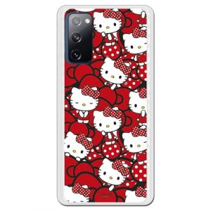Personalaizer Coque Samsung Galaxy S20FE - S20 Lite 5G - Hello Kitty N&oelig;uds rouges et pois (Personalaizer, neuf)