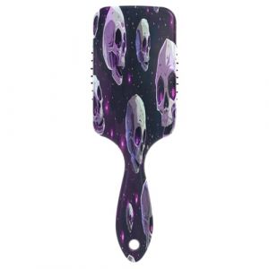 SKYSHU Brosse &agrave; cheveux &agrave; coussin d'air pour d&eacute;m&ecirc;ler &ndash; Brosse &agrave; cheveux ventil&eacute;e anti-statique sans douleur pour homme et femme avec pagaie lisse et douce au toucher pour tous les types de cheveux (SKYSHU, neuf)