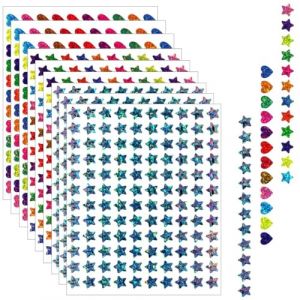 COYUN 30 Feuilles Stickers Gommettes Autocollantes, 30 Feuilles Gommettes Enfants, &Eacute;toiles Pois Autocollants Color&eacute;S, pour Stickers Scrapbooking Activit&eacute; Manuelle R&eacute;Compense Photo Cadeau DIY (HLWA RETAILS LTD UKSTORE, neuf)