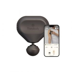 Therabody TheraGun Mini pistolet de massage pour soulager la douleur, thérapie par percussion noire 3e génération (TheraGun Europe, neuf)