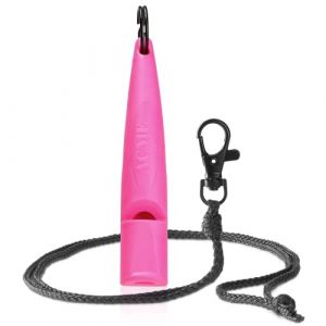 ACME Sifflet pour Chien n° 210,5 (Mise à Jour 2023) avec Bande de sifflet en Noir Mat | Alpha | Idéal pour Le Rappel | Grande portée | Fréquence standardisée (DG Pink) (ROMNEYS, neuf)