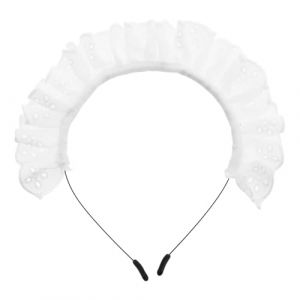 Générique Bandeau de Cosplay de Soubrette Japonerie en Dentelle Blanche Accessoire Lolita Kawaii pour Femme Serrage-Tête Décoratif pour Fête Costume et Tenue Cosplay Bandeau Léger et (CLACKUI, neuf)
