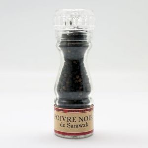 Poivre noir de Sarawak - Grand moulin rechargeable 60 g (MesZ&eacute;pices, neuf)