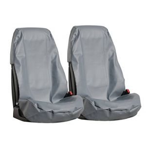 Lot de 2 Housse Siege Voiture Avant en simili cuir robuste e durable Protection Siege Voiture Protege Siege Voiture Housse de Siege Voiture Housse Protection Siege Voiture Gris L&P A76 (Inter-Sale24de, neuf)