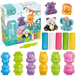 TOPJOWGA Accessoire Pate a Modeler pour Enfants, 12 Pièces Outils de Pâte À Modeler, Moules Kit pour Argile, Accessoires pour Pâte, Créatifs Cadeaux pour Enfants 3 4 5 Ans (TOPPLAYER, neuf)
