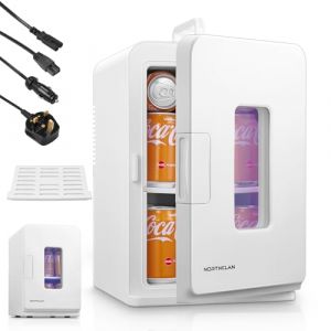 NORTHCLAN Mini Frigo de Chambre, 15L/21 Canettes 330ml, Vasip Petit Frigo Cosmetique, Mini Réfrigérateur Voiture Portable, avec Fonction Chaud/Froid, 12V/220V (HyperSaLes, occasion)