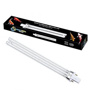 Aqua-Terra Lighting Ampoule de filtre de bassin 11 W – Ampoules UVC ultra violettes pour filtres et clarificateurs – Base de lampe germicide G23 2 broches PLS pour remplacer les ampoules UV dans les (LUPOL Limited, neuf)