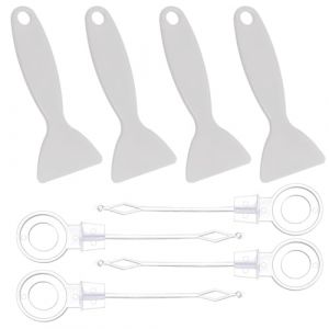 JYNXOR 8 Pi&egrave;ces Grattoir De D&eacute;Givrage, Pour Cong&eacute;Lateur, Grattoir &agrave; Glace, Degivrant Refrigerateur Congelateur, D&eacute;Givreur De Cong&eacute;Lateur De Cuisine Domestique Accessoires De R&eacute;Frig&eacute;Rateur Pratiques (SHOPSCAPE INK, neuf)